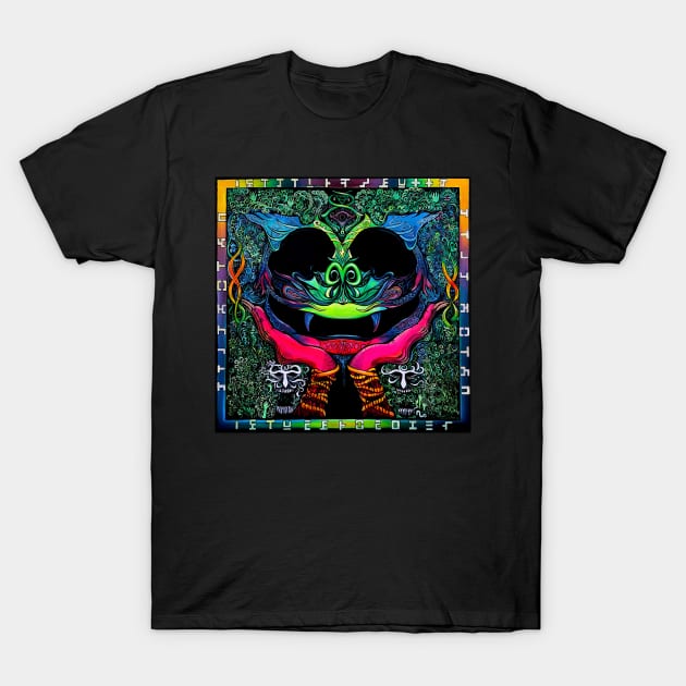 Shadows up the Walls T-Shirt by littleluckylink